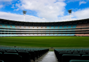 empty sports stadium